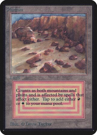 Plateau [Limited Edition Alpha] MTG Single Magic: The Gathering  | Multizone: Comics And Games