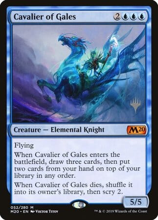 Cavalier of Gales [Core Set 2020 Promos] MTG Single Magic: The Gathering  | Multizone: Comics And Games