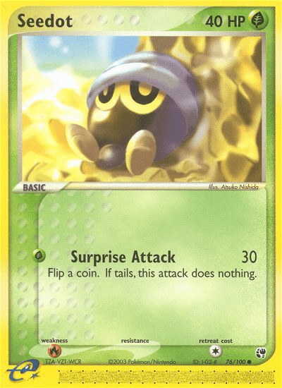 Seedot (76/100) [EX: Sandstorm] Pokemon Single Pokémon  | Multizone: Comics And Games