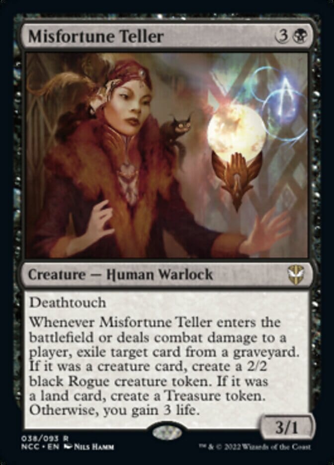 Misfortune Teller [Streets of New Capenna Commander] MTG Single Magic: The Gathering  | Multizone: Comics And Games