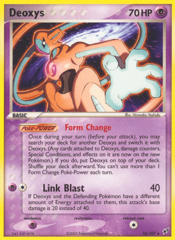 Deoxys (16/107) [EX: Deoxys] Pokemon Single Pokémon  | Multizone: Comics And Games
