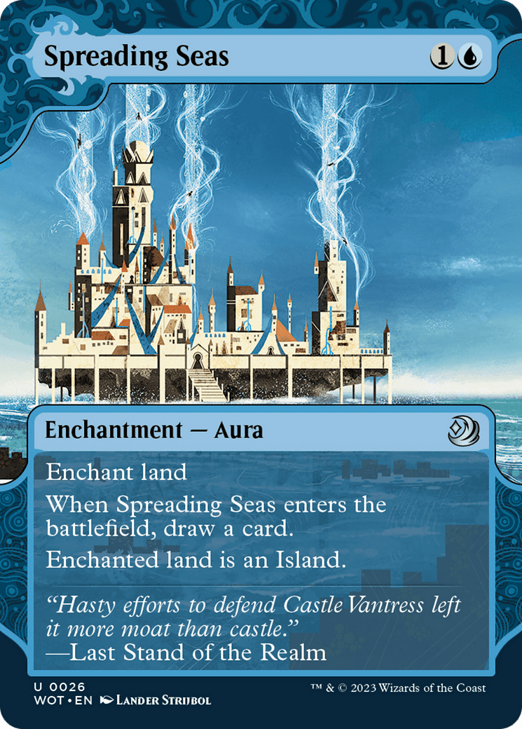 Spreading Seas [Wilds of Eldraine: Enchanting Tales] MTG Single Magic: The Gathering  | Multizone: Comics And Games