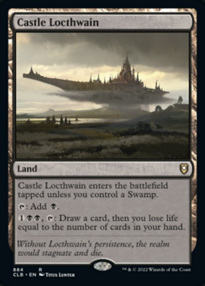 Castle Locthwain [Commander Legends: Battle for Baldur's Gate] MTG Single Magic: The Gathering  | Multizone: Comics And Games