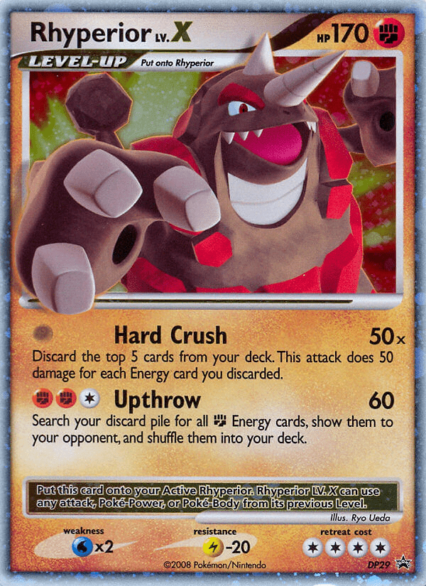 Rhyperior LV.X (DP29) [Diamond & Pearl: Black Star Promos] Pokemon Single Pokémon  | Multizone: Comics And Games
