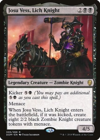 Josu Vess, Lich Knight [Dominaria] MTG Single Magic: The Gathering  | Multizone: Comics And Games