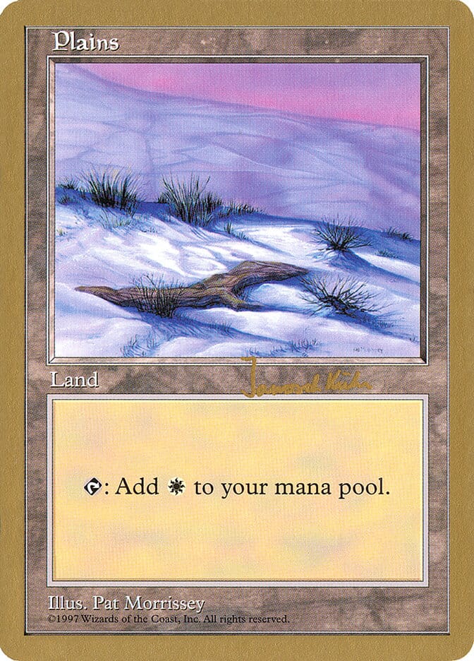 Plains (jk430) (Janosch Kuhn) [World Championship Decks 1997] MTG Single Magic: The Gathering  | Multizone: Comics And Games
