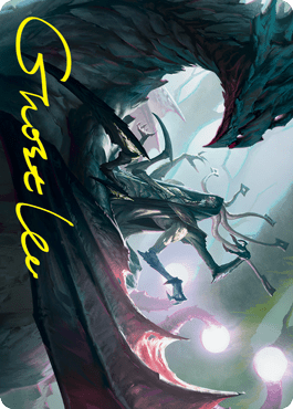 Specter of the Fens Art Card (Gold-Stamped Signature) [Strixhaven: School of Mages Art Series] MTG Single Magic: The Gathering  | Multizone: Comics And Games