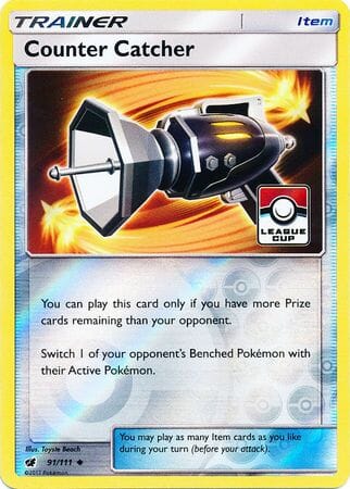 Counter Catcher (91/111) (League Promo) [Sun & Moon: Crimson Invasion] Pokemon Single Pokémon  | Multizone: Comics And Games
