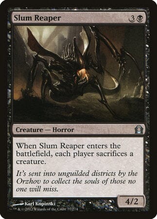 Slum Reaper [Return to Ravnica] MTG Single Magic: The Gathering  | Multizone: Comics And Games