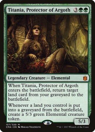 Titania, Protector of Argoth [Commander Anthology] MTG Single Magic: The Gathering  | Multizone: Comics And Games