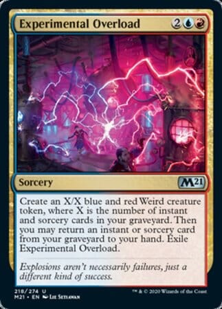 Experimental Overload [Core Set 2021] MTG Single Magic: The Gathering  | Multizone: Comics And Games