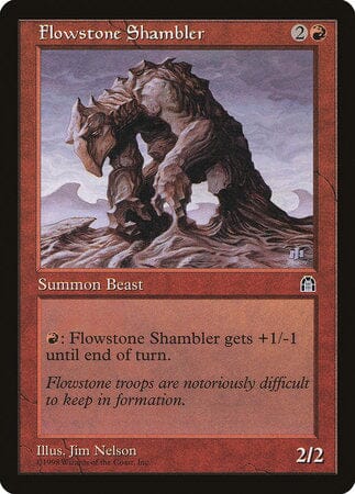 Flowstone Shambler [Stronghold] MTG Single Magic: The Gathering  | Multizone: Comics And Games