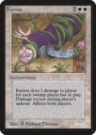 Karma [Limited Edition Alpha] MTG Single Magic: The Gathering  | Multizone: Comics And Games