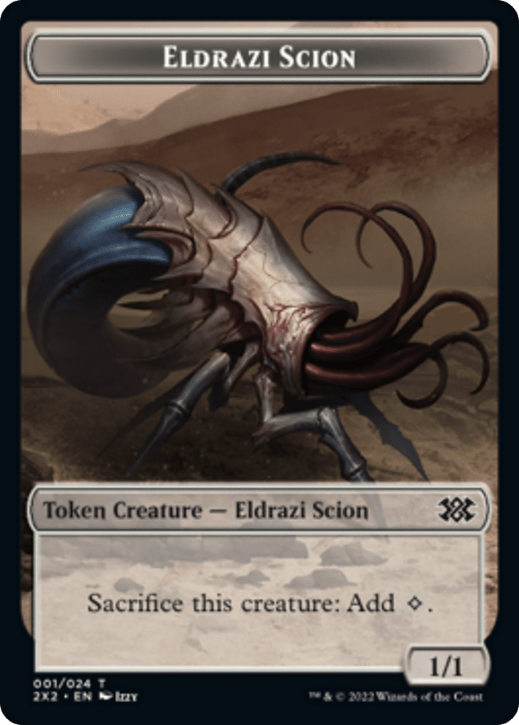 Egg // Eldrazi Scion Double-sided Token [Double Masters 2022 Tokens] MTG Single Magic: The Gathering  | Multizone: Comics And Games