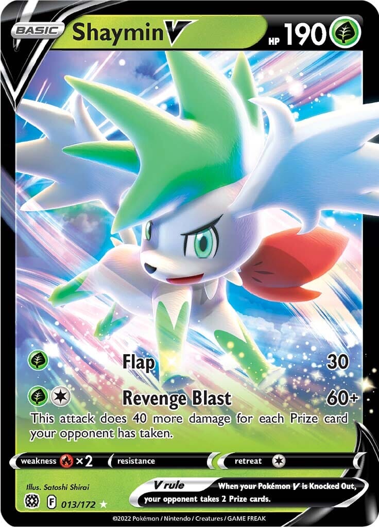 Shaymin V (013/172) [Sword & Shield: Brilliant Stars] Pokemon Single Pokémon  | Multizone: Comics And Games