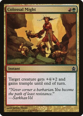 Colossal Might [Commander 2011] MTG Single Magic: The Gathering  | Multizone: Comics And Games