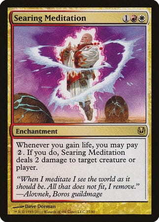 Searing Meditation [Duel Decks: Ajani vs. Nicol Bolas] MTG Single Magic: The Gathering  | Multizone: Comics And Games
