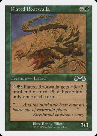 Plated Rootwalla [Battle Royale Box Set] MTG Single Magic: The Gathering  | Multizone: Comics And Games
