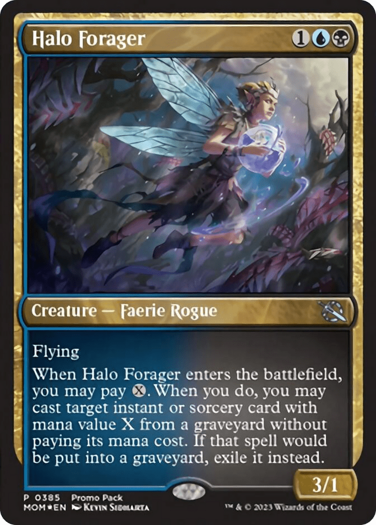 Halo Forager (Promo Pack) [March of the Machine Promos] MTG Single Magic: The Gathering  | Multizone: Comics And Games