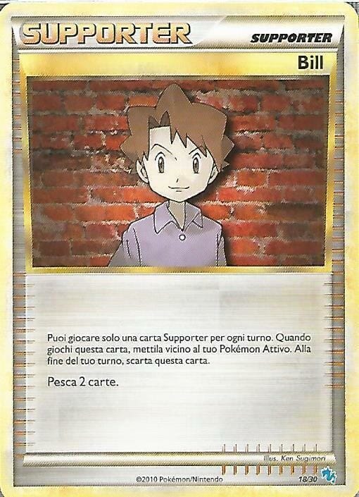 Bill (18/30) [HeartGold & SoulSilver: Trainer Kit - Gyarados] Pokemon Single Pokémon  | Multizone: Comics And Games