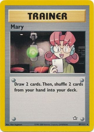 Mary (87/111) [Neo Genesis Unlimited] Pokemon Single Pokémon  | Multizone: Comics And Games