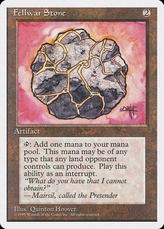 Fellwar Stone [Fourth Edition] MTG Single Magic: The Gathering  | Multizone: Comics And Games