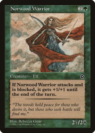Norwood Warrior [Portal Second Age] MTG Single Magic: The Gathering  | Multizone: Comics And Games