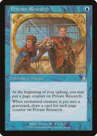 Private Research [Urza's Destiny] MTG Single Magic: The Gathering  | Multizone: Comics And Games