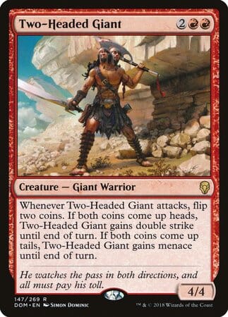 Two-Headed Giant [Dominaria] MTG Single Magic: The Gathering  | Multizone: Comics And Games