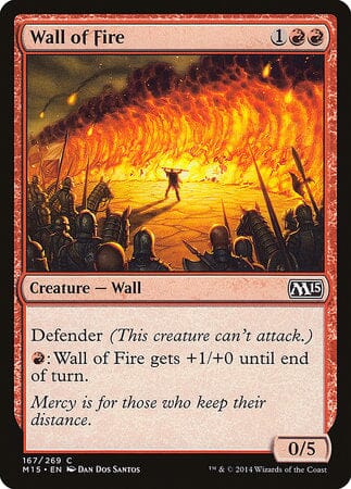 Wall of Fire [Magic 2015] MTG Single Magic: The Gathering  | Multizone: Comics And Games