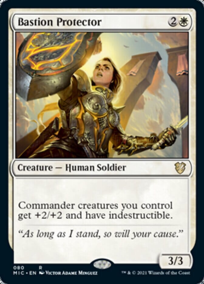 Bastion Protector [Innistrad: Midnight Hunt Commander] MTG Single Magic: The Gathering  | Multizone: Comics And Games