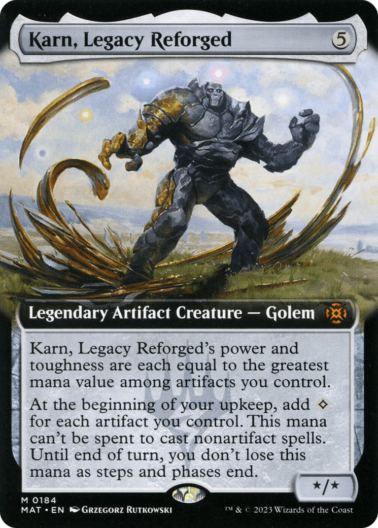Karn, Legacy Reforged (Extended Art) [March of the Machine: The Aftermath] MTG Single Magic: The Gathering  | Multizone: Comics And Games