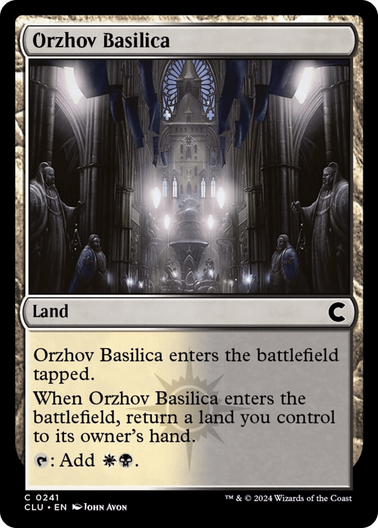 Orzhov Basilica [Ravnica: Clue Edition] MTG Single Magic: The Gathering  | Multizone: Comics And Games