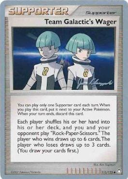 Team Galactic's Wager (115/123) (Psychic Lock - Jason Klaczynski) [World Championships 2008] Pokemon Single Pokémon  | Multizone: Comics And Games
