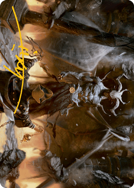 Ormendahl, the Corrupter Art Card (Gold-Stamped Signature) [Innistrad: Midnight Hunt Art Series] MTG Single Magic: The Gathering  | Multizone: Comics And Games
