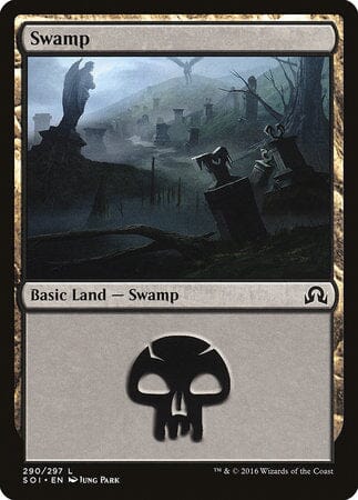 Swamp (290) [Shadows over Innistrad] MTG Single Magic: The Gathering  | Multizone: Comics And Games