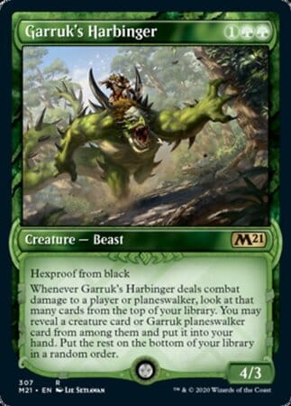 Garruk's Harbinger (Showcase) [Core Set 2021] MTG Single Magic: The Gathering  | Multizone: Comics And Games