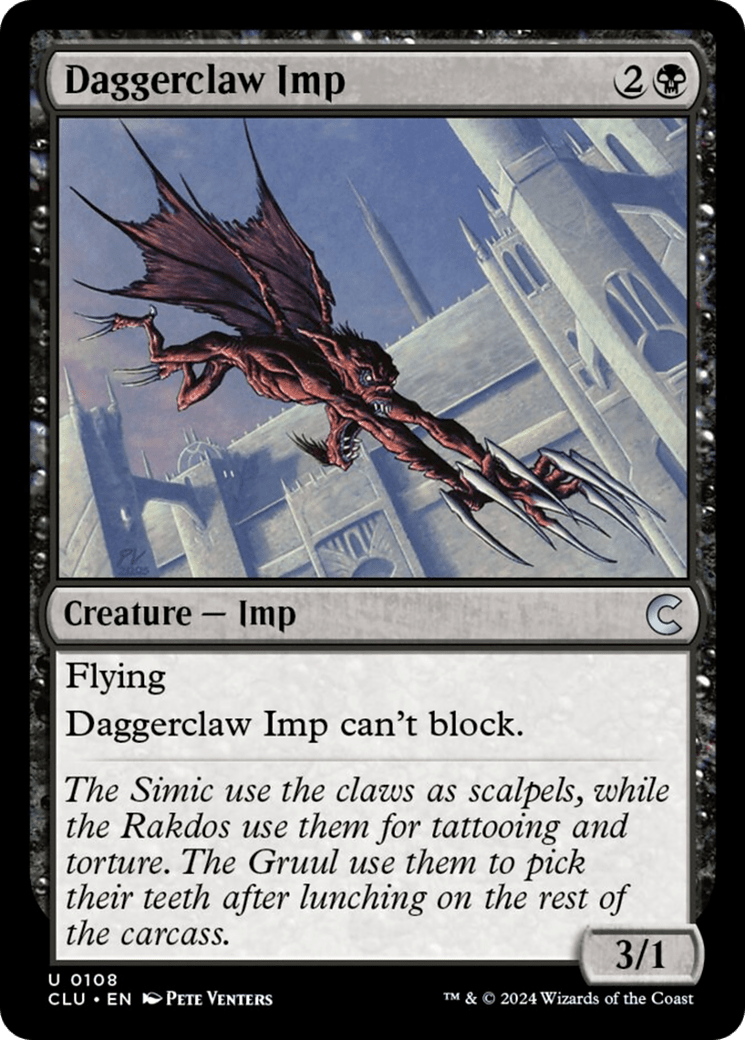 Daggerclaw Imp [Ravnica: Clue Edition] MTG Single Magic: The Gathering  | Multizone: Comics And Games