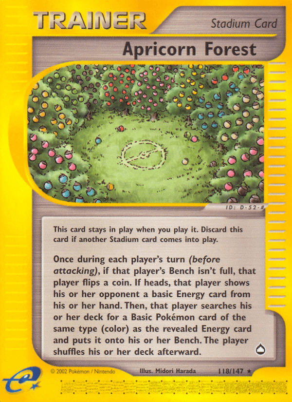 Apricorn Forest (118/147) [Aquapolis] Pokemon Single Pokémon  | Multizone: Comics And Games