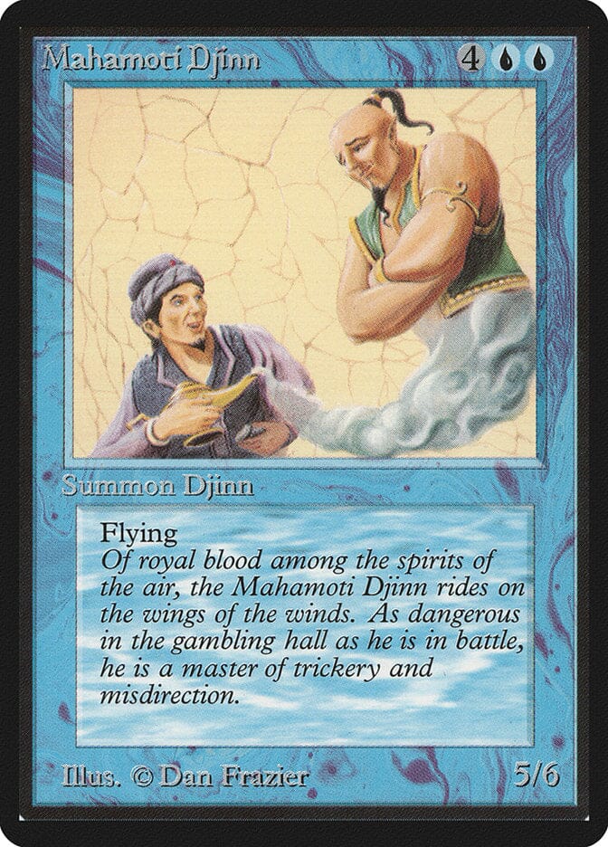 Mahamoti Djinn [Limited Edition Beta] MTG Single Magic: The Gathering  | Multizone: Comics And Games