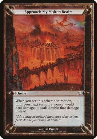Approach My Molten Realm (Archenemy) [Archenemy Schemes] MTG Single Magic: The Gathering  | Multizone: Comics And Games