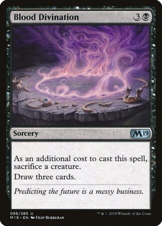 Blood Divination [Core Set 2019] MTG Single Magic: The Gathering  | Multizone: Comics And Games
