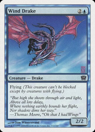 Wind Drake [Ninth Edition] MTG Single Magic: The Gathering  | Multizone: Comics And Games