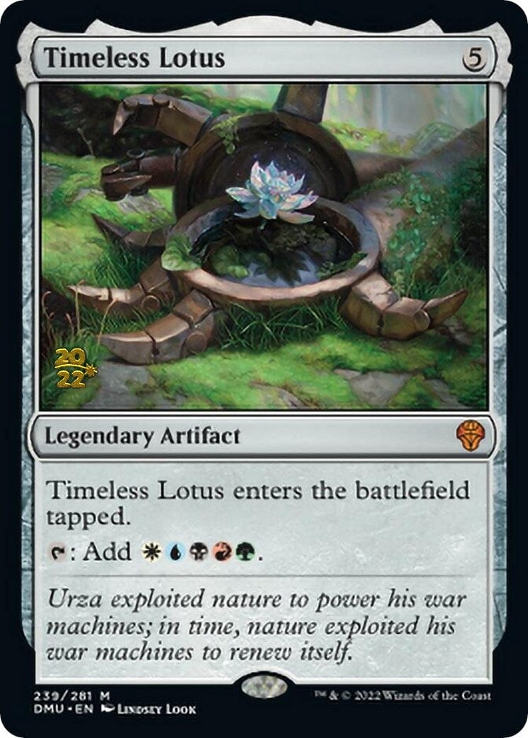 Timeless Lotus [Dominaria United Prerelease Promos] MTG Single Magic: The Gathering  | Multizone: Comics And Games