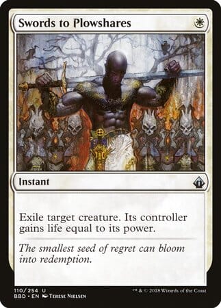 Swords to Plowshares [Battlebond] MTG Single Magic: The Gathering  | Multizone: Comics And Games