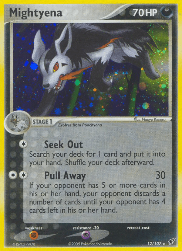 Mightyena (12/107) [EX: Deoxys] Pokemon Single Pokémon  | Multizone: Comics And Games