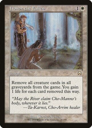Honor the Fallen [Mercadian Masques] MTG Single Magic: The Gathering  | Multizone: Comics And Games