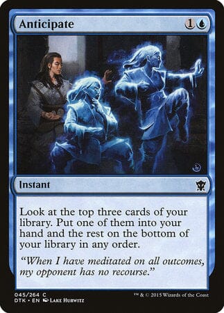 Anticipate [Dragons of Tarkir] MTG Single Magic: The Gathering  | Multizone: Comics And Games