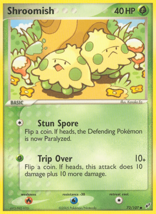 Shroomish (72/107) [EX: Deoxys] Pokemon Single Pokémon  | Multizone: Comics And Games