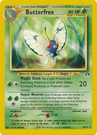 Butterfree (19/75) [Neo Discovery Unlimited] Pokemon Single Pokémon  | Multizone: Comics And Games